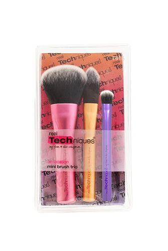 <p>No image can do justice to just how cute these are; three small brushes that do the same work of tools that are thrice as big. Pretend you're an on location artist as you blend your makeup in, because, let's face it, your usual brushes just take up too much room.</p>
<p><a href="http://www.boots.com/en/Real-Techniques-Mini-Brush-Set_1457832/" target="_blank">Real Techniques Mini Brush Trio, £9.99</a></p>
<p><a href="http://www.cosmopolitan.co.uk/beauty-hair/beauty-tips/holiday-beauty-packing-list?click=main_sr" target="_blank">YOUR HOLIDAY BEAUTY PACKING LIST</a></p>
<p><a href="http://www.cosmopolitan.co.uk/beauty-hair/news/trends/celebrity-beauty/abbey-clancy-beauty-interview?click=main_sr" target="_blank">ABBEY CLANCY'S EVERYTHING GUIDE TO SUMMER BEAUTY PRODUCTS</a></p>
<p><a href="http://www.cosmopolitan.co.uk/blogs/the-best-beauty-tips-from-around-the-world?click=main_sr" target="_blank">THE BEST BEAUTY TIPS FROM AROUND THE WORLD</a></p>