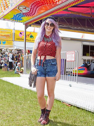 <p>Kerry Preston, 22, from Essex was channelling Perrie Edwards with her super-cool purple hair and laid-back H&M checked shirt. We dig.</p>
<p><a href="http://www.cosmopolitan.co.uk/fashion/shopping/festival-season-essentials?click=main_sr" target="_blank">ALL THE FESTIVAL ESSENTIAL'S YOU'LL EVER NEED</a></p>
<p><a href="http://www.cosmopolitan.co.uk/campus/summer-full-festivals-cheap-volunteering?click=main_sr" target="_blank">HOW TO HAVE A FESTIVAL FULL OF SUMMERS ON THE CHEAP</a></p>
<p><a href="http://www.cosmopolitan.co.uk/celebs/entertainment/coachella-festival-2014-celebrity-instagrams?click=main_sr" target="_blank">THE BEST CELEB INSTAGRAMS FROM COACHELLA 2014</a></p>