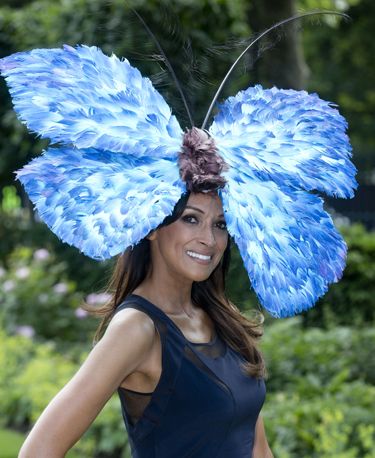 <p>This butterfly hat is beautifully, brilliantly bonkers. Bravo, Jackie St Clair for amping up your navy dress.</p>
<p><a href="http://www.cosmopolitan.co.uk/fashion/news/floppy-hat-trend?click=main_sr" target="_blank">THE RETURN OF THE HAT - THE MOST ON TREND STYLES</a></p>
<p><a href="http://www.cosmopolitan.co.uk/fashion/news/milliner-stephen-jones-on-new-debenhams-collection-and-hat-wearing-etiquette?click=main_sr" target="_blank">MILLINER STEPHEN JONES ON HAT-WEARING ETIQUETTE</a></p>
<p><a href="http://www.cosmopolitan.co.uk/fashion/shopping/isle-of-wight-festival-what%27s-in-your-bag" target="_blank">WHAT'S IN YOUR FESTIVAL BAG?</a></p>
