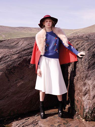 <p>Red coat with fur trim, £25</p>
<p>Blue jumper, £14</p>
<p>White skirt, £12</p>
<p>Boots, £24</p>
<p>Red hat, £28</p>
<p><a href="http://www.cosmopolitan.co.uk/fashion/news/future-of-dress-sizes-asos" target="_blank">IS THIS THE FUTURE OF DRESS SIZES?</a></p>
<p><a href="http://www.cosmopolitan.co.uk/fashion/news/ultimo-release-boob-job-bikini" target="_blank">ULTIMO RELEASE THE 'BOOB JOB' BIKINI</a></p>
<p><a href="http://www.cosmopolitan.co.uk/fashion/news/festival-fashion-street-style-isle-of-wight" target="_blank">ISLE OF WIGHT FESTIVAL STREET STYLE</a></p>