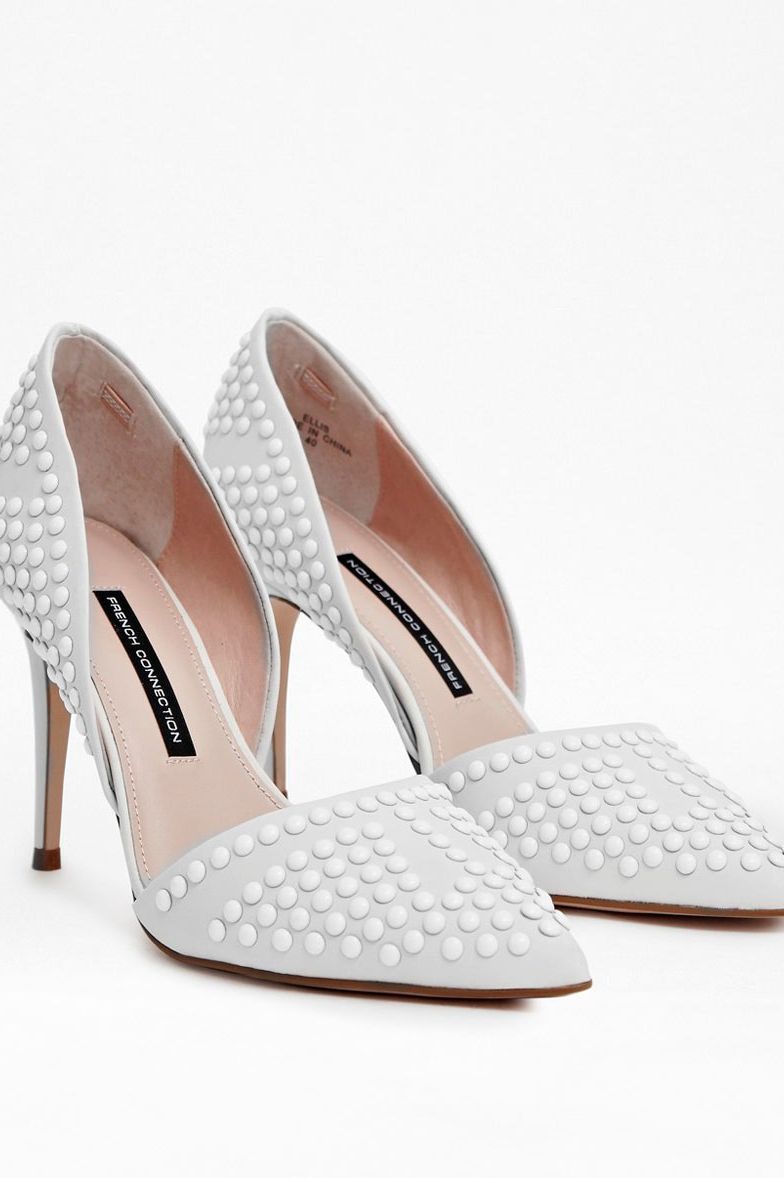 <p><a href="http://www.frenchconnection.com/product/Woman+Collections+Accessories+Shoes/SFBAN/Ellis+2+Embellished+Heels.htm" target="_blank">Ellis 2 embellished heels, £69, French Connection</a></p>