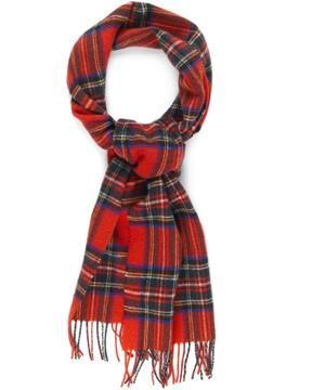 Plaid, Tartan, Product, Brown, Sleeve, Collar, Pattern, Red, Textile, White, 