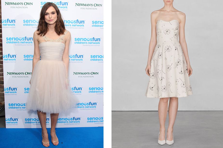 <p>Remember Keira's cute vintage Chanel wedding dress? Of course you do.</p>
<p>This talked-about gown was special for a number of reasons: not only did Keira wear it both before and after her big day to other events but she's one of the few star's to pick such a short dress for her wedding, too.</p>
<p>Buck the trends like Keira with this <a href="http://www.stories.com/gb/Ready-to-wear/Dresses/Vika_Gazinskaya_Dress/582938-4179884.1" target="_blank">mini, strapless dress from & Other Storie</a>s. It's thrifty - a steal at just £75 - and the short style means it can be worn over and over again.</p>
<p><a href="http://preview.www.cosmopolitan.co.uk/fashion/celebrity/celebrity-style-gallery" target="_blank">THIS WEEK'S BEST CELEBRITY FASHION</a></p>
<p><a href="http://preview.www.cosmopolitan.co.uk/fashion/celebrity/celebrity-style-wireless-festival" target="_blank">CELEB STYLE AT WIRELESS FESTIVAL</a></p>