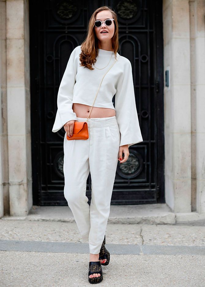 <p><strong>Who: </strong><span>Mia Stoelen, fashion blogger</span></p>
<p><strong>Wearing:</strong> Zara top, Filippa K trousers and bag, Fendi shoes and Kaibosh sunglasses</p>
<p><a href="http://www.cosmopolitan.co.uk/fashion/news/paris-fashion-week-celebrities" target="_blank">CELEBRITY FRONT ROW FASHION FROM PARIS</a></p>
<p><a href="http://www.cosmopolitan.co.uk/fashion/news/paris-fashion-week-celebrities-chanel" target="_blank">K-STEW OWNS THE CHANEL FROW</a></p>
<p><a href="http://www.cosmopolitan.co.uk/fashion/news/paris-fashion-week-versace" target="_blank">J.LO STUNS AT STAR-STUDDED VERSACE</a></p>