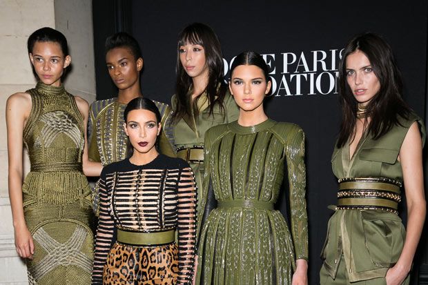 <p>An army of Balmain-clad beauties, including one Kim Kardashian and one Kendall Jenner, rocked Paris last night with their steely but oh-so special gala appearance.</p>
<p>The ladies were in town for the Vogue Foundation Gala as part of Haute Couture Fashion Week and arrived on the arm of Balmain creative director Olivier Rousteing.</p>
<p><span>Alongside Kim and Kendall, the glitzy event was also attended by the likes of Emma Watson, Karlie Kloss and Joan Smalls.</span></p>
<p><em><strong>Click through the gallery to see all the pictures from the event...</strong></em></p>