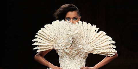 <p>What does every dress need? A face guard made of feathers, for those blustery days. Come on! You know the ones we're talking about...</p>
<p><a href="http://www.cosmopolitan.co.uk/fashion/news/vogue-gala-paris-fashion-week" target="_blank">KIM AND KENDALL'S BALMAIN ARMY</a></p>
<p><a href="http://www.cosmopolitan.co.uk/fashion/news/paris-fashion-week-celebrities" target="_blank">WHAT THE STARS ARE WEARING ON THE FRONT ROW</a></p>
<p><a href="http://www.cosmopolitan.co.uk/fashion/news/paris-fashion-week-street-style-2014" target="_blank">AMAZING STYLE FROM THE STREETS OF PARIS </a></p>