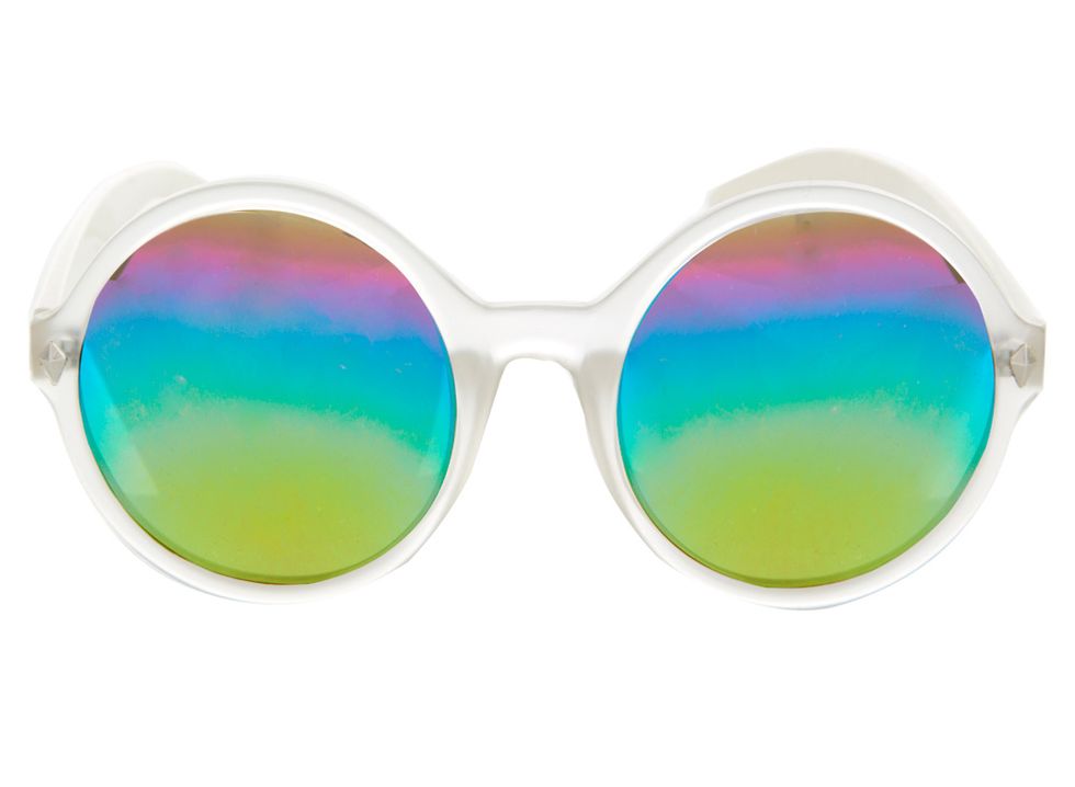 <p>Mirrored lens sunglasses, £2, Primark</p>