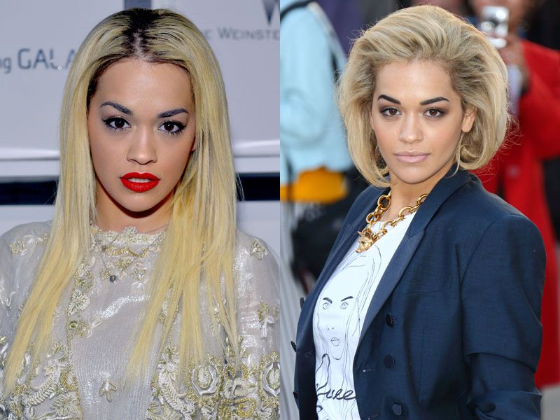 <p>Rita changes her hair length as often as we have hot dinners, but we're major fans of her sans extensions. This bob is sleek and chic.</p>
<p><a href="http://www.cosmopolitan.co.uk/beauty-hair/news/trends/celebrity-beauty/celebrities-with-tans-better-pale" target="_self">10 CELEBS WHO LOOK BETTER WITHOUT FAKE TAN</a></p>
<p><a href="http://www.cosmopolitan.co.uk/beauty-hair/news/styles/celebrity/summer-celebrity-hair-colour-ideas" target="_self">SUMMER HAIR COLOUR INSPIRATION FROM CELEBRITIES</a></p>
<p><a href="http://www.cosmopolitan.co.uk/beauty-hair/news/styles/celebrity/celebrity-plaits-and-braids" target="_self">THE PRETTIEST PLAITS AND BRAIDS</a></p>