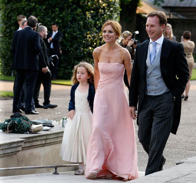 <p>Geri Halliwell's long-length blush gown makes her look as though she's part of the bridal party. A smokey eye and messy up-do keep the look contemporary and oh-so beautiful.</p>
<p><a href="http://www.cosmopolitan.co.uk/fashion/celebrity/celebrity-maternity-style-inspiration" target="_blank">MORE A-LIST INSPIRATION: HOW TO STYLE MATERNITY WEAR</a></p>
<p><a href="http://www.cosmopolitan.co.uk/fashion/shopping/embellished-phone-cases" target="_blank">THE BEST IPHONE CASES FOR YOUR HANDBAG</a></p>