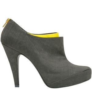 Footwear, Product, High heels, Fashion, Black, Grey, Boot, Beige, Basic pump, Leather, 