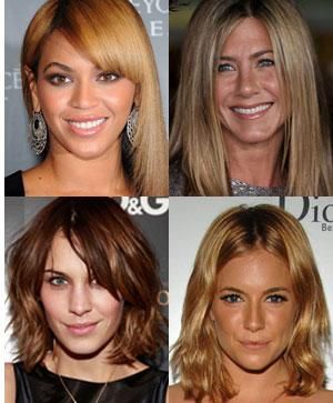 Hair styles to suit your face shape