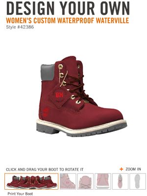 Design your own Timberlands