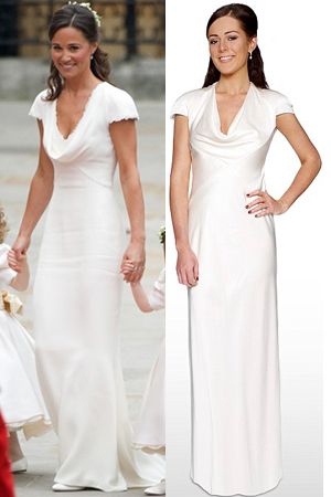 Wedding dress like pippa middleton hot sale bridesmaid dress