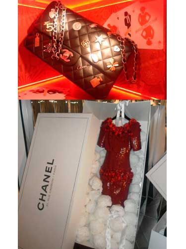 Chanel's installation at Harrods