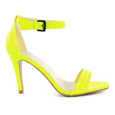 Yellow, High heels, Basic pump, Sandal, Beige, Foot, Tan, Strap, Fashion design, Slingback, 
