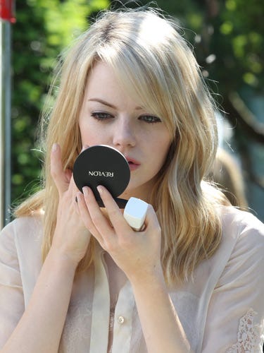 EXCLUSIVE look at Emma Stone on her Revlon shoot