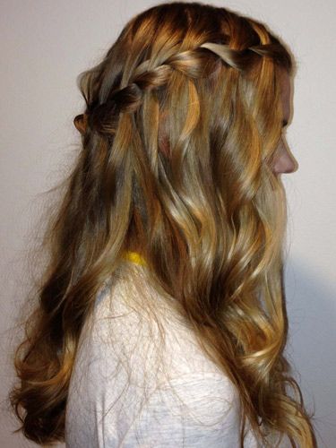 A step-by-step guide to the waterfall braid