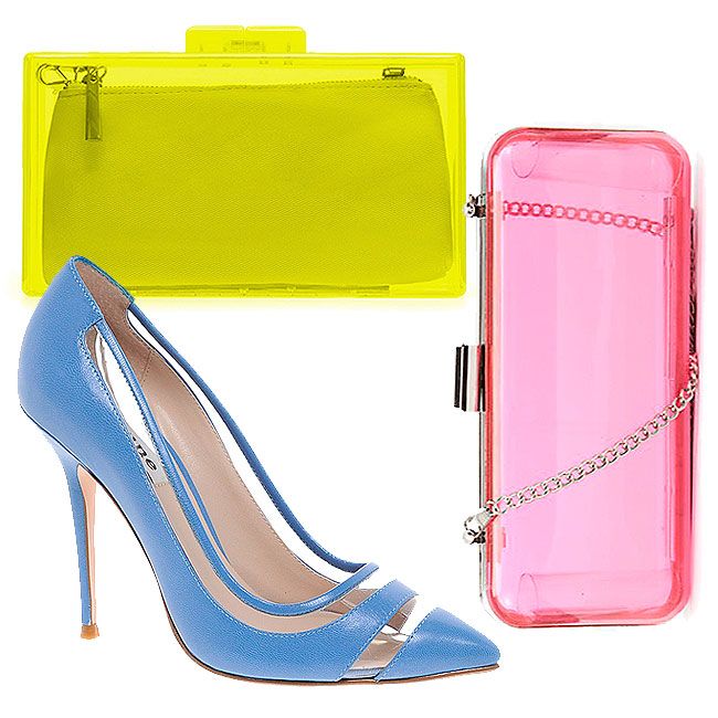 Yellow, High heels, Pink, Musical instrument accessory, Magenta, Basic pump, Sandal, Beige, Tan, Material property, 