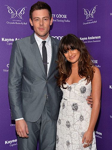 Lea Michele Supports Boyfriend Cory Monteith On First Red Carpet After Rehab