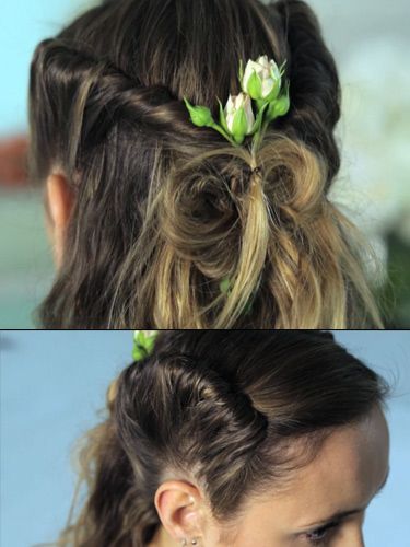 Hair how-to: Retro rolls for a wedding