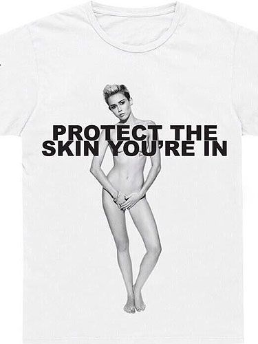 Miley Cyrus strips off for Marc Jacobs charity tees