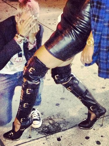 London trash hotsell thigh high boots