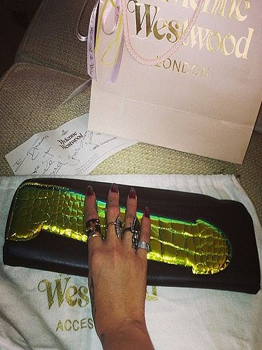 Rihanna Reveals Risque Clutch Bag By Vivienne Westwood Fashion News