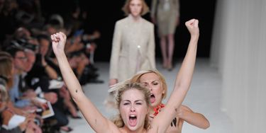 Rick Owens Pissed at Model's Runway Protest