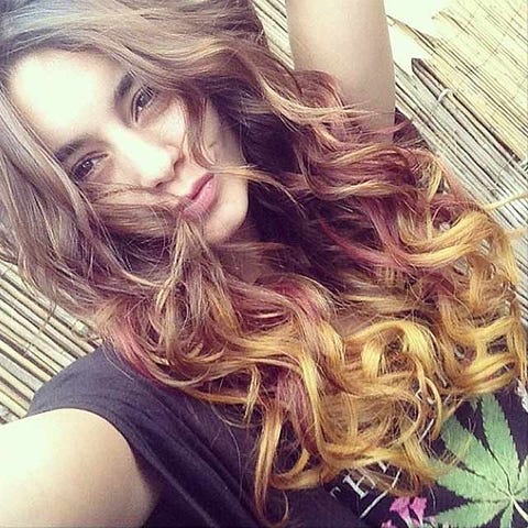 Vanessa Hudgens S New Hair Colour Autumn Hair Ombre Dye