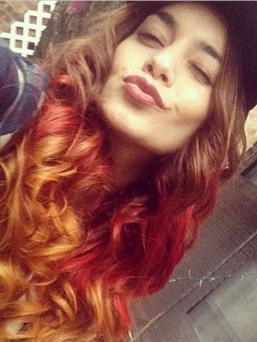 Vanessa Hudgens Gets New Red Hair Celebrity Hair Styles