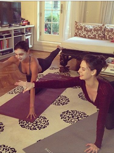 Miranda Kerr Talks Bikinis and Flynn's Yoga Skills — 