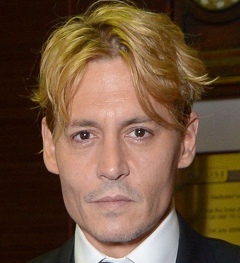 Johnny Depp Goes Blonde Photos Of Johnny Depp Blonde Hair