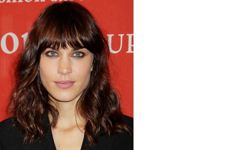 Alexa Chung’s new dark hair colour for Autumn/Winter 2013