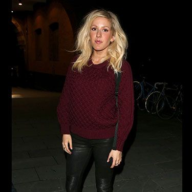 Ellie Goulding wears wet look leggings in London :: Ellie Goulding's