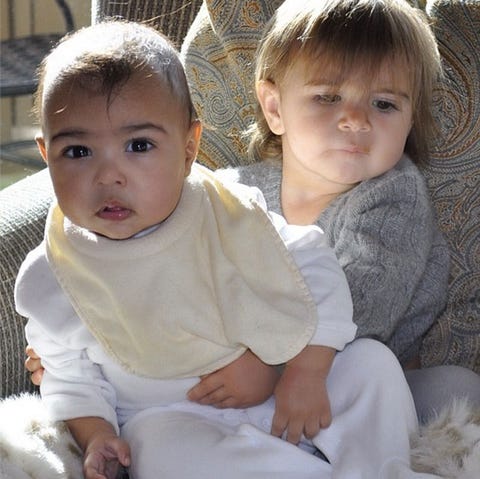 North West And Penelope Disick Are The Most Adorable Bffs Ever Kim Kardashian Posts Instagram Of Niece And Daughter