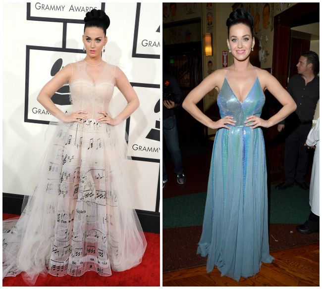 Katy perry's dress at the grammys best sale