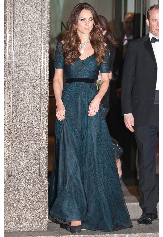 Kate Middleton's Latest Evening Gown: See the Photos! | Chiffon evening  dresses, Evening gowns, Gowns