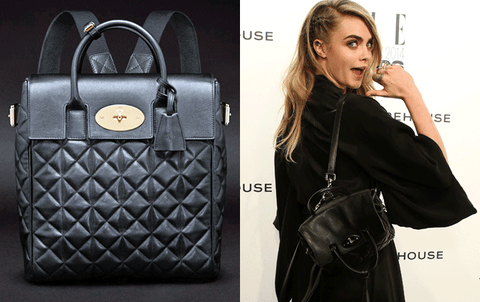 Cara Delevingne Takes A Mulberry Bag To The Elle Cara Delevingne Takes A Mulberry Bag To The Elle Style Awards