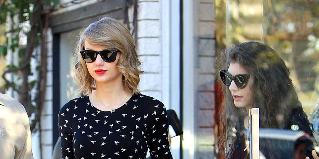 lorde and taylor swift shopping