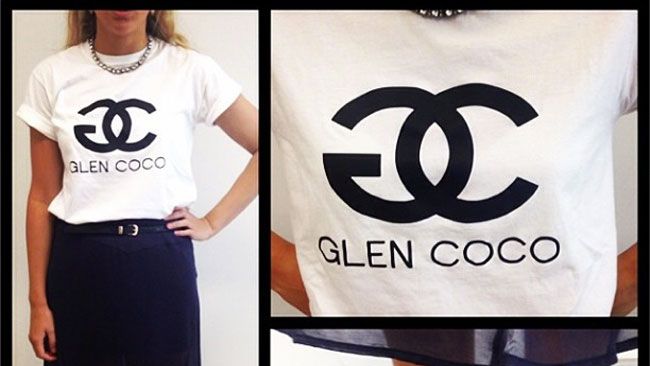 You go! Glen Coco + Chanel logo = one very cool T-shirt
