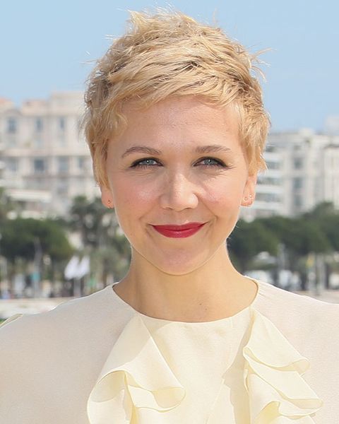 Maggie Gyllenhaall new blonde hair :: Cannes The Honourable Woman