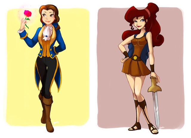 Costume And Gender Swapping Disney Princesses The Best Of