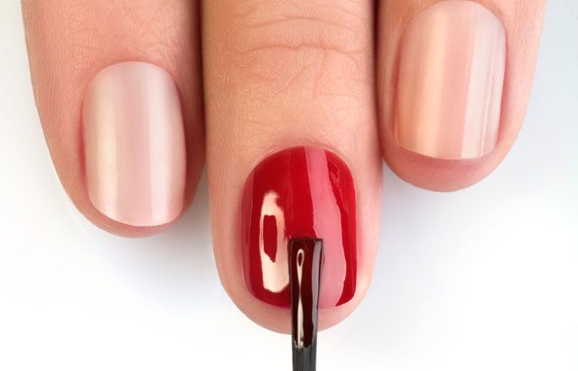 Finger, Skin, Manicure, Red, Nail polish, Pink, Nail, Nail care, Carmine, Muscle, 