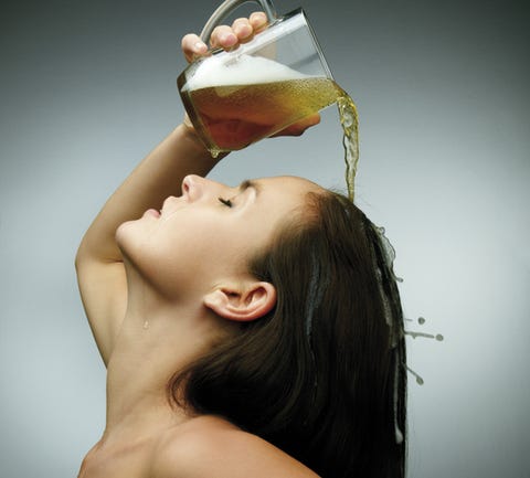 Haircare Hack Try Beer For A Beautiful Dip Dye