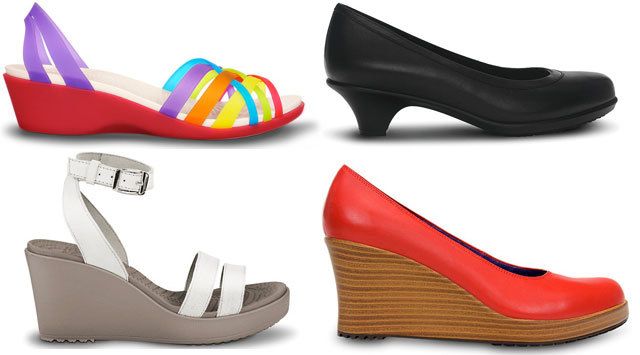Amazon.com | Crocs Women's Classic Slide | Platform Sandals, Black,  Numeric_4 | Slides