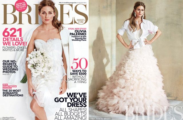 Olivia Palermo for Brides magazine