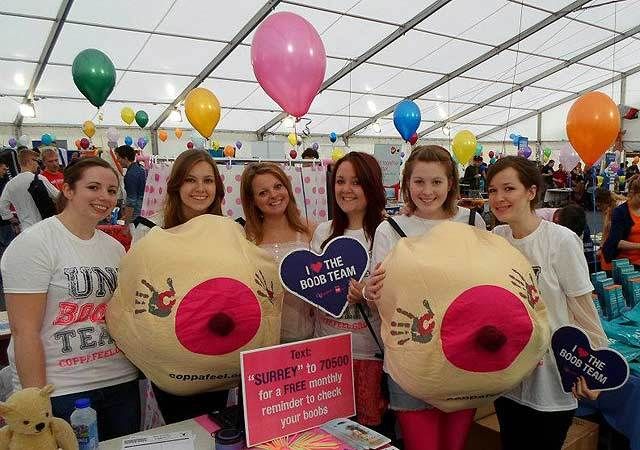 Face, Smile, Fun, Balloon, Party supply, Happy, Facial expression, Pink, Hat, Sun hat, 