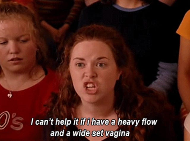 Wide Set Vagina Line Was Nearly Cut From Mean Girls Mean Girls Quotes 1688