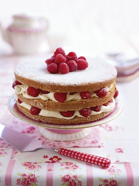 Raspberry Cake (Box Mix) - My Cake School