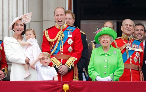 Royal family at Trooping the Colour